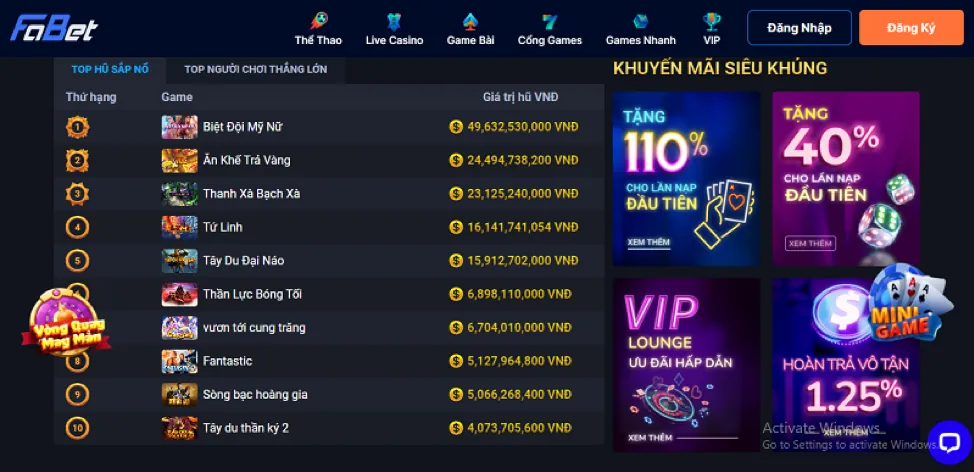 Cập Nhật Các Trò Chơi Sòng Bạc Trực Tiếp Mới Nhất Tại Winclub